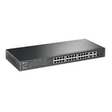 TP-Link JetStream TL-SL2428P netværksswitch Administreret L2 Fast Ethernet (10/100) Strøm over Ethernet (PoE) 1U Sort