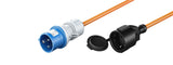 Goobay 76224 el-ledning Orange 5 m CEE7/3