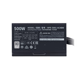 Cooler Master MWE 500 White 230V - V2 enhed til strømforsyning 500 W 24-pin ATX ATX Sort