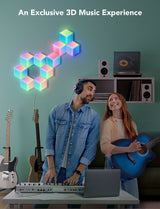 Govee Glide Hexa Pro Intelligent væglampe Wi-Fi/Bluetooth 72 W