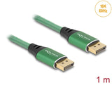 DeLOCK 80629 DisplayPort kabel 1 m Grøn