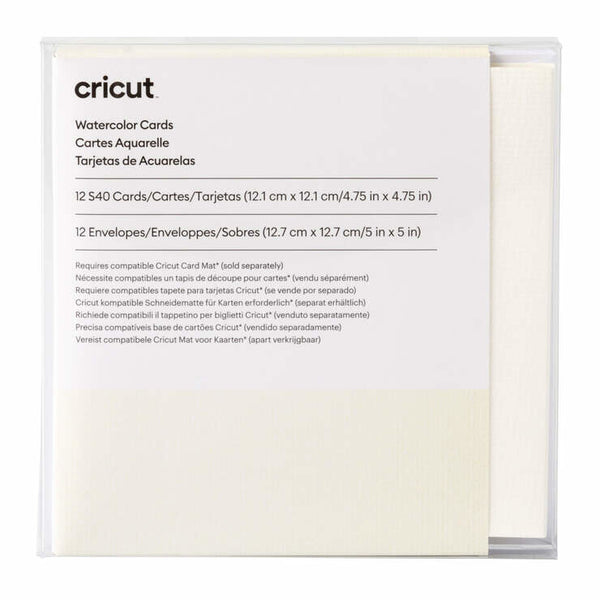 Cricut Watercolor Cards Standard lykønskningskort 20 stk