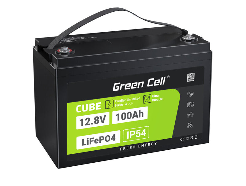 Green Cell LFPGC12V100AH UPS batteri Lithium jern fosfat (LiFePO4) 12,8 V 100 At