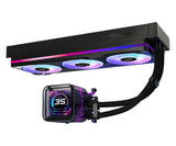 Asrock Phantom Gaming 360 LCD Processor Alt-i-en væskekøler 12 cm Sort