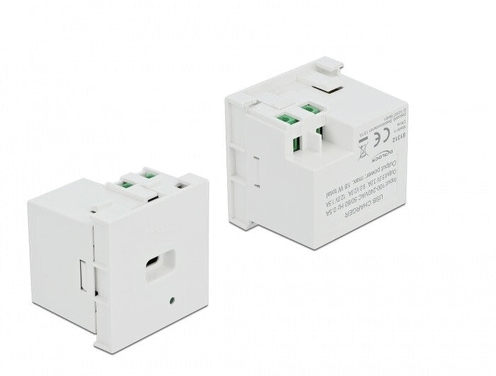DeLOCK 81312 stikkontakt USB C Hvid