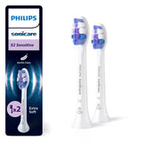 Philips Sonicare Sensitive HX6052/87 Pakke med 2 børstehoveder