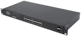 Intellinet 561259 netværksswitch Ikke administreret Gigabit Ethernet (10/100/1000) Strøm over Ethernet (PoE) Sort