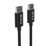 Inca IDPD-20 DisplayPort kabel 2 m Sort