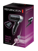 Remington D2400 hårtørrer 1400 W Sort, Sølv