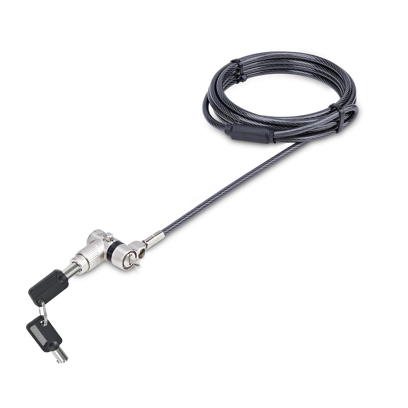 StarTech.com UNIVK-LAPTOP-LOCK kabellås Sort, Sølv 2 m