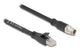 DeLOCK 80577 netværkskabel Sort 1 m Cat5e S/FTP (S-STP)