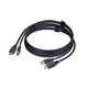 StarTech.com HU1226-KVM-CABLE KVM-kabel Sort 1,8 m