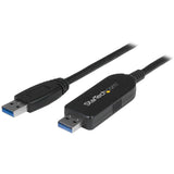 StarTech.com USB3LINK USB-kabel USB 3.2 Gen 1 (3.1 Gen 1) 1,8 m USB A 5 Gbit/sek. Sort
