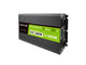 Green Cell Przetwornica napicia PowerInverter LCD 24 V 3000W/60000W Przetwornica samochodowa z wywietlaczem - czysty sinus strømadapter og vekselret Automatisk Sort