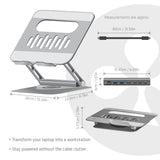 CLUB3D CSV-2554 laptop stativ Grå