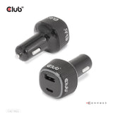 CLUB3D CAC-1922 oplader til mobil enhed Laptop Sort Cigartænder Automatisk