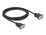 DeLOCK 86825 serielkabel Sort 3 m DB-9