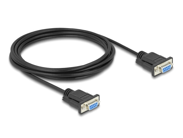 DeLOCK 86825 serielkabel Sort 3 m DB-9