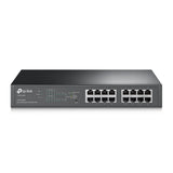 TP-Link TL-SG1016PE netværksswitch Administreret L2 Gigabit Ethernet (10/100/1000) Strøm over Ethernet (PoE) Sort