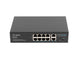 Lanberg RSFE-8P-2GE-120 netværksswitch Ikke administreret Gigabit Ethernet (10/100/1000) Strøm over Ethernet (PoE) 1U Sort