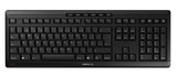 CHERRY STREAM KEYBOARD WIRELESS tastatur Universel RF trådløst QWERTY Portugisisk Sort