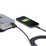 StarTech.com S2CEPR3M-USBSL-CABLE USB-kabel USB 2.0 3 m USB C 0,48 Gbit/sek. 240 W Sort