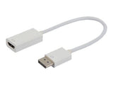 Prokord DP-H-W videokabel adapter 0,2 m DisplayPort HDMI Hvid