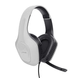 Trust GXT 415W Zirox Headset Ledningsført Spil Hvid