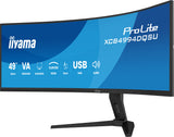 iiyama ProLite XCB4994DQSU-B1 computerskærm 124,5 cm (49") 5120 x 1440 pixel Dual QHD LCD Sort