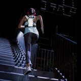 Wozinsky 5907769364402 lys & refleks til sportsikkerhed Vest Sort Polyester One size Løb, Cykling