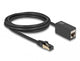 DeLOCK 87106 netværkskabel Sort 2 m Cat8.1 S/FTP (S-STP)