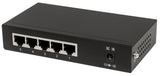 Intellinet 561228 netværksswitch Ikke administreret Gigabit Ethernet (10/100/1000) Strøm over Ethernet (PoE) Sort
