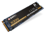 Emtec X300 2 TB M.2 PCI Express 3.0 NVMe 3D NAND