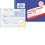 Avery 1755 regnskabsblanket og -bog A6 40 Sider