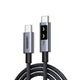 Ugreen 35512 USB-kabel 2 m USB C Sort
