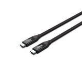 UNITEK C14100BK-0.8M USB-kabel USB4 Gen 2x2 0,8 m USB C 40 Gbit/sek. 100 W Sort