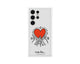 Samsung Suit Case mobiltelefon etui 17,3 cm (6.8") Cover Rød, Transparent