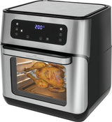 ProfiCook PC-FR 1200 H Enkelt 11 L Enkeltstående 1500 W Varmluftsteger Sort, Rustfrit stål