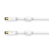 Hama 00205246 koaxial kabel 1,5 m Koaksial Hvid