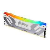 Kingston Technology FURY 48 GB 8400 MT/s DDR5 CL40 CUDIMM (sæt med 2) Renegade RGB, hvid XMP