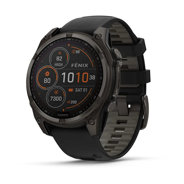 Garmin fenix 8 3,3 cm (1.3") 47 mm Digital 260 x 260 pixel Berøringsskærm Titanium Wi-Fi GPS (satellit)
