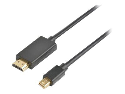 Prokord MDPH12M-3M-B videokabel adapter Mini DisplayPort HDMI Sort