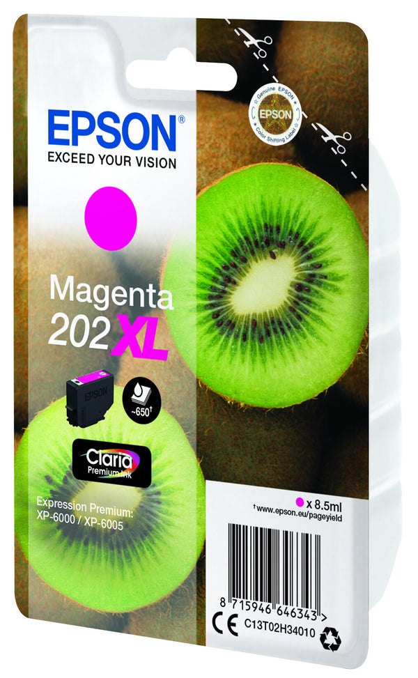 Epson Kiwi 202XL blækpatron 1 stk Original High (L) Yield Magenta