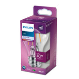 Philips Filament pære, klar 40 W A60 E27