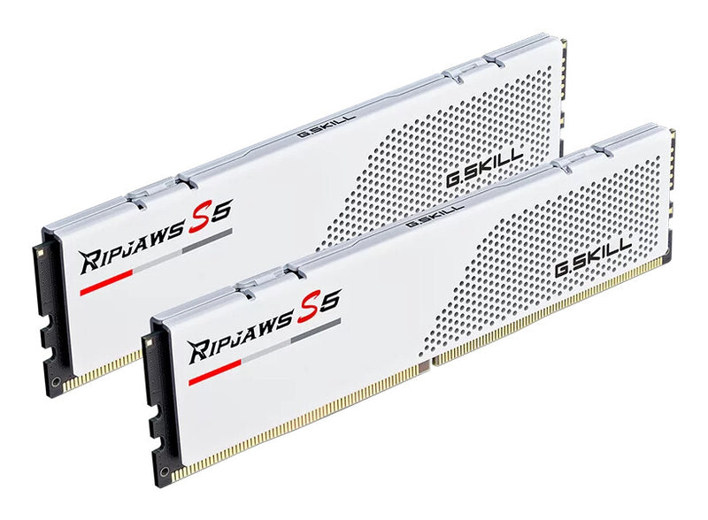 G.Skill Ripjaws S5 F5-6000J2836G16GX2-RS5W hukommelsesmodul 32 GB 2 x 16 GB DDR5 4800 MT/s 288-pin DIMM
