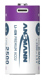 Ansmann 1313-0004 husholdningsbatteri Genopladeligt batteri C Lithium-Ion (Li-Ion)