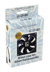 LC-Power LC-CF-80 Computerkølesystem Computerkabinet Ventilator 8 cm Sort