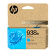 HP Original 938e EvoMore blækpatron, cyan
