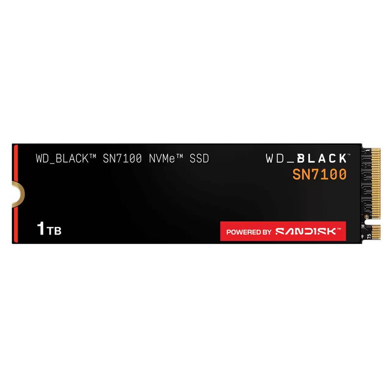 Western Digital Black WDS100T4X0E-00CJA0 intern solid state drev 1 TB M.2 PCI Express 4.0 NVMe TLC 3D NAND