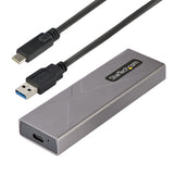 StarTech.com M2-USB-C-NVME-SATA drevkabinet SSD kabinet Grå M.2
